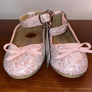 Brand New Toddler Bebe Logo Flats!